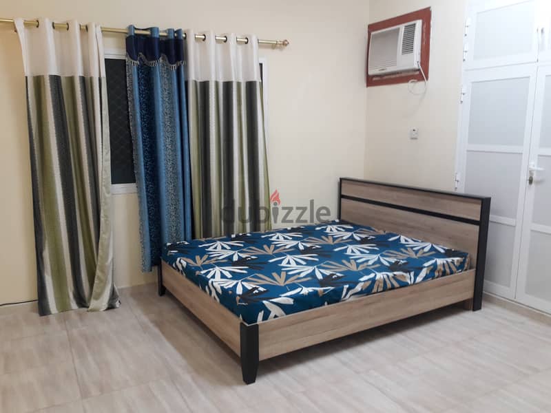 Furnished rooms 120 studio 150 1bhk 180, 200 lulu Makah hypmkt Ghubra 0