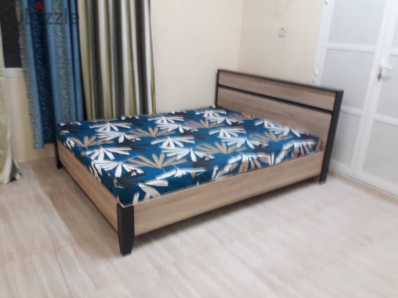 Furnished rooms 120 studio 150 1bhk 200 Near lulu Makah hypmkt Ghubra 1