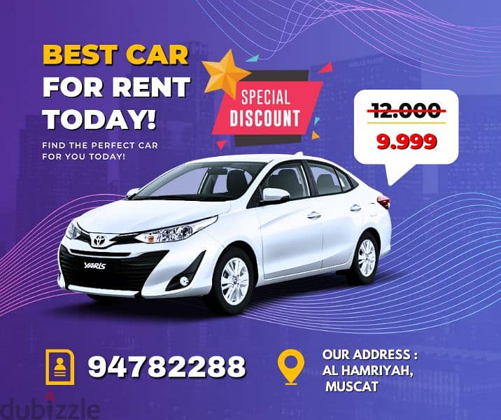 special discount for daily rent 0
