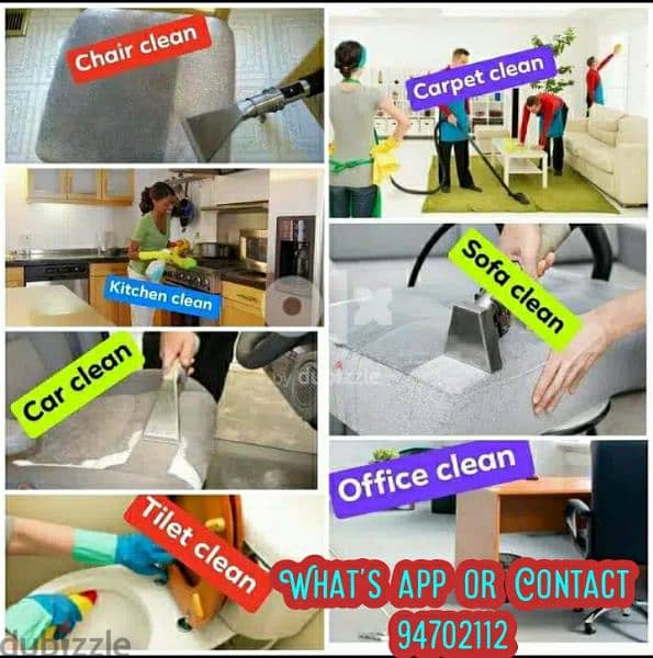 Sofa/Carpet /And House. Apartment Deep Cleaning Services Available 0