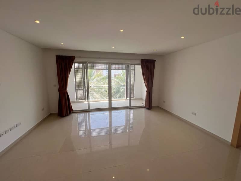 A semi-furnished apartment for rent in Al Mouj, two bedrooms 1