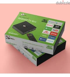 New 4k Android box with 1 year subscription all countries