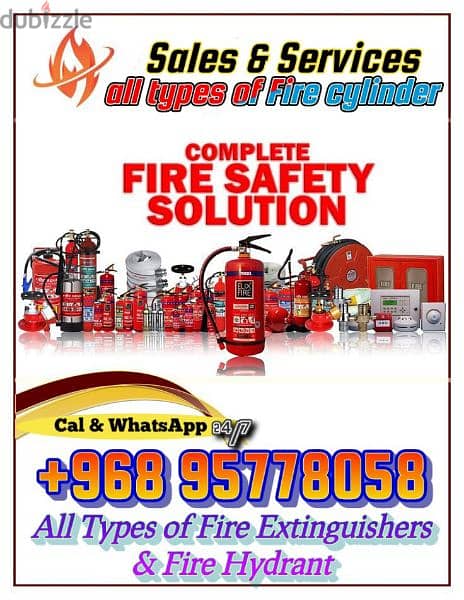 Fire Extinguisher ( cylinders ) sale & service 0