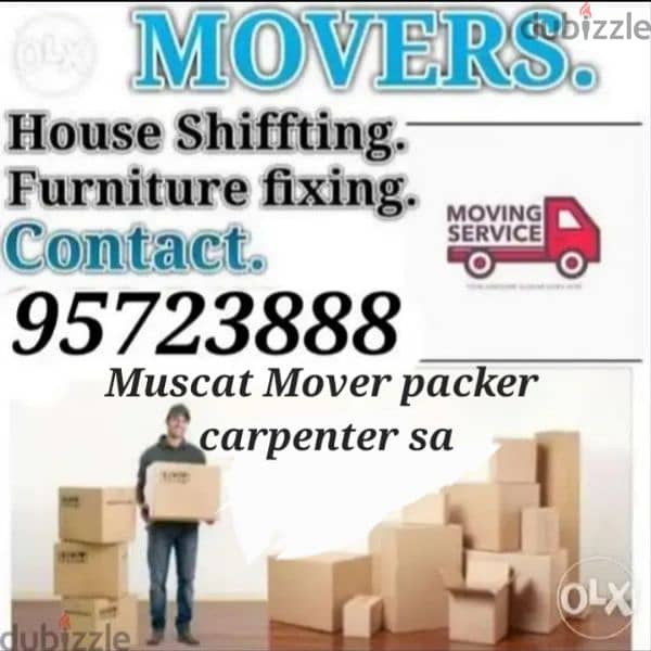 Muscat Mover packer house shiffting carpenter bed cabinet fixing 0