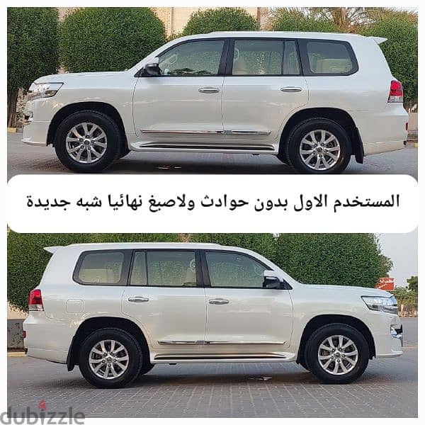 لاندكروزر V8 46 بدون حوادث ولاصبغ نهائيا المالك الاول بحالة الوكاله 19