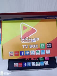 New 4k Android box with 1 year subscription all cols 0