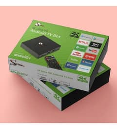 New 4k Android box with 1 year subscription all countries