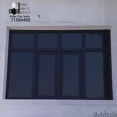 Black uPVC Window 45 only