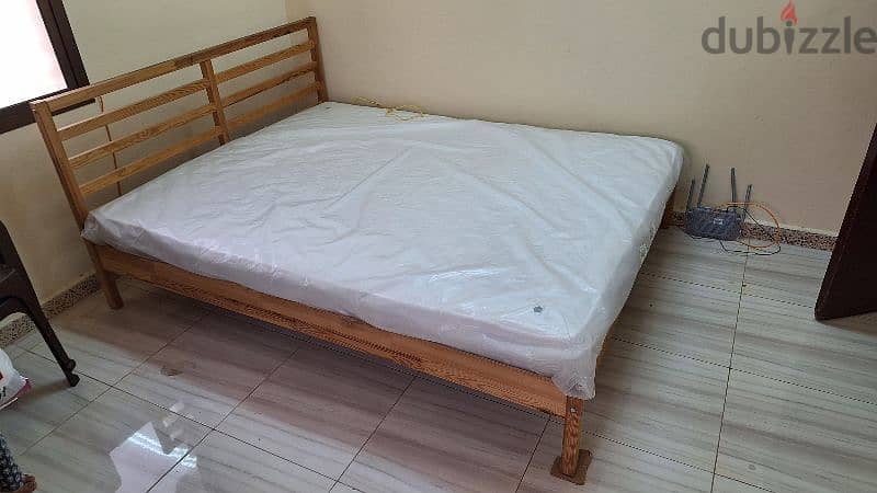 Bed with mattresses 1