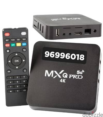 Black model android smart Box all country channels work