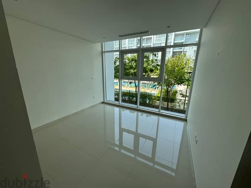 2bhk apartment with garden and pool view for rent in almouj muscat 8