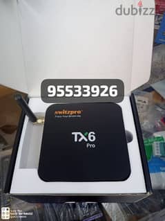 new WiFi android TV box all international live TV channel one year 0