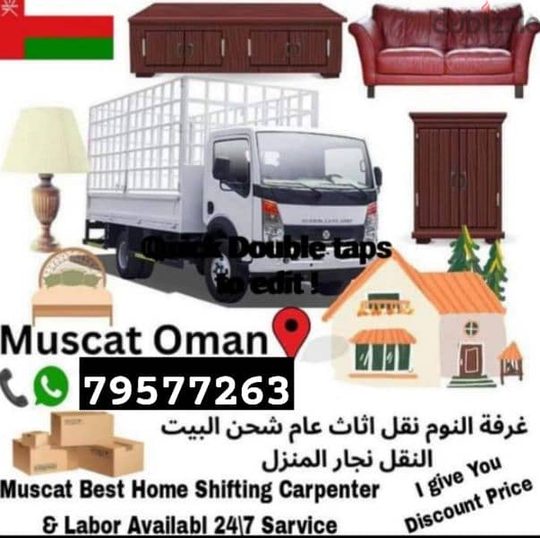 Muscat Mover packer shiffting carpenter furniture TV curtains fixing 0