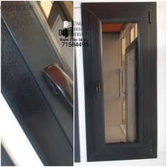 uPVC Window black 45 only 0