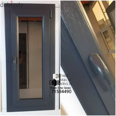 uPVC Window Black or Gray 45 only