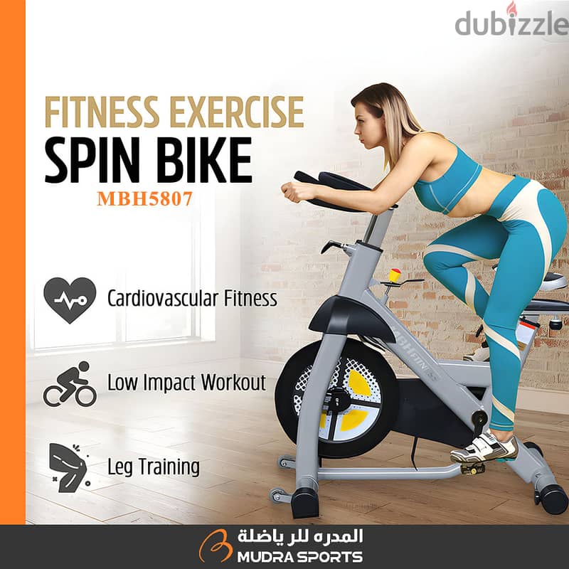 MBH Commercial Heavy Spin Bike MBH5807 0