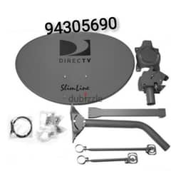 Airtel nailsat arabsat osn all dish tv fixing