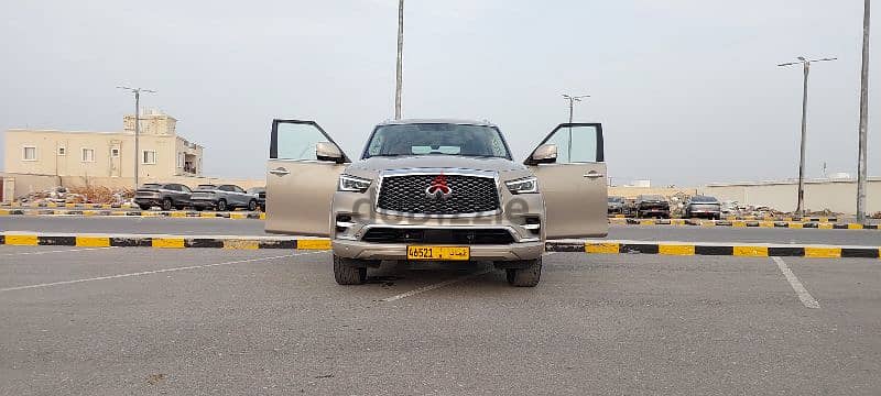 إنفينتي QX80 خليجية بدون حوادث ولاصبغ نهائيا أعلى مواصفات المالك الاول 0