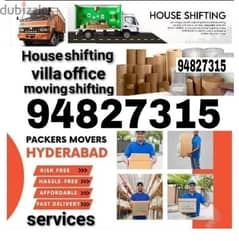 movers and Packers House shifting office shifting villa shifting store