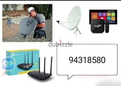 All satellite installation