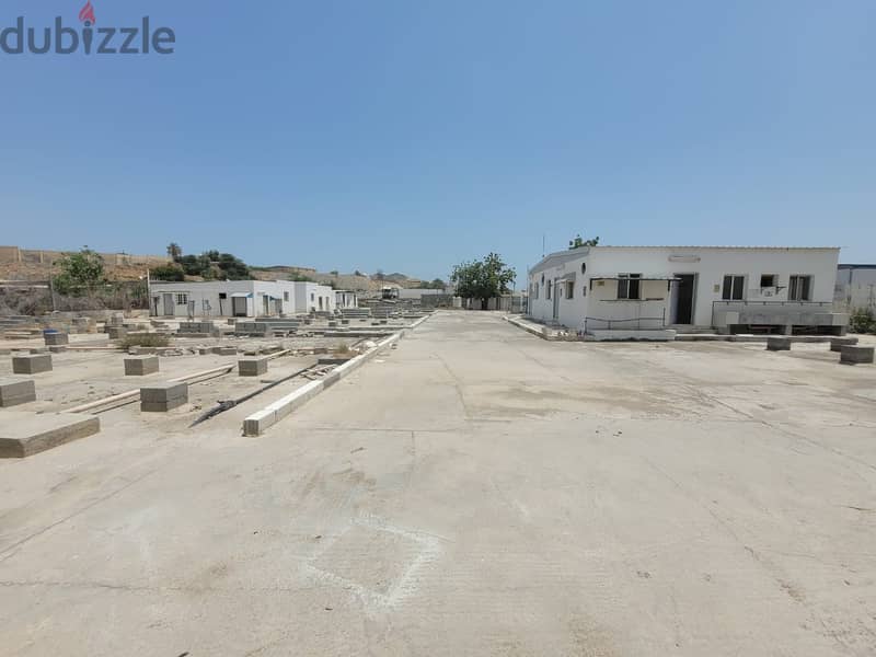 3000 Square meter plot available for rent with compound wall in ghala 1