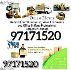 Oman Movers and Packers House shifting office shie number