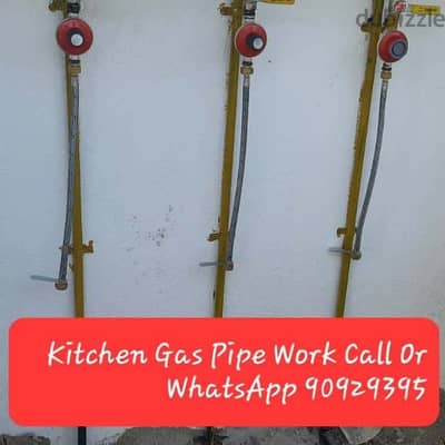 Gas pipe line instillations work