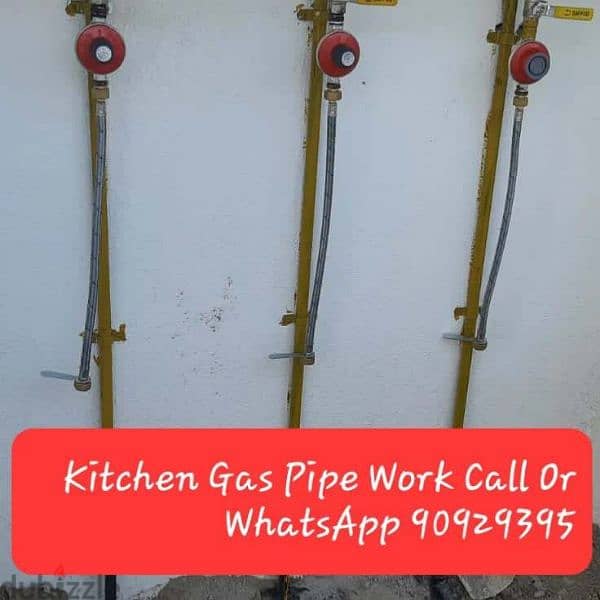 Gas pipe line instillations work 3