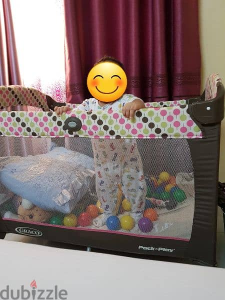 baby crib سرير اطفال Graco brand جراكو baby bed 1