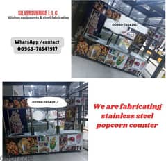 manufacturing stainless steel popcorn counter 0