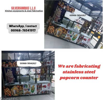 manufacturing stainless steel popcorn counter