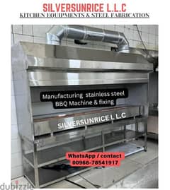 fabricating stainless steel BBQ machine