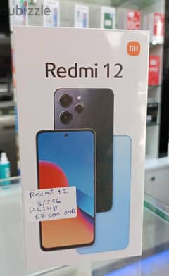 Mobile Redmi 12 8GB Ram 256GB Storage - Brand New