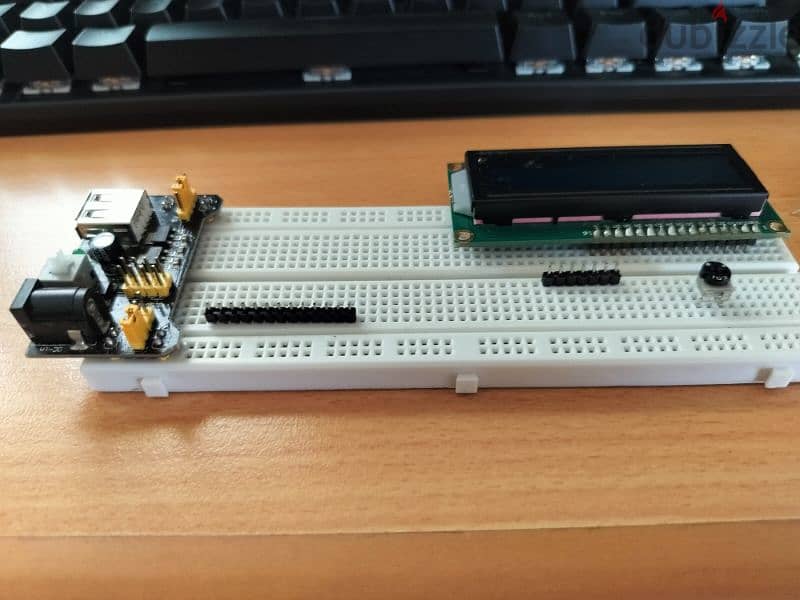 Breadboard, power header, and jumper cables for Arduino etc 2