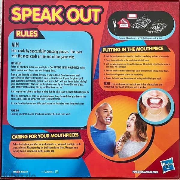 Hasbro’s Speak Out Game 1