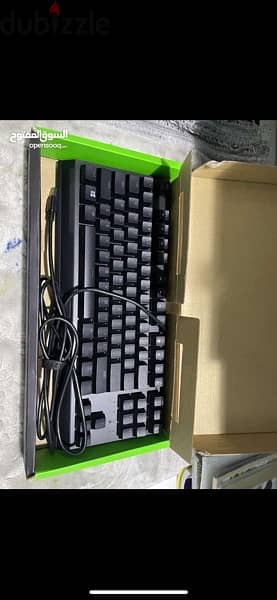 كيبورد BLACKWIDOW TENKEYLESS بحاله الجديد سوتش اخضر من افضل الخيارات 1