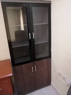 Cabinet with glass door and made in italy