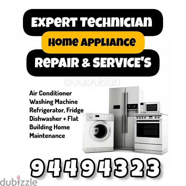 Maintenance Home Appliance Washing Machine Refrigerator 0