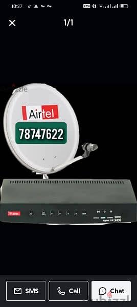 Nilsat arabsat dish Airtel pakast tata saky All satellite