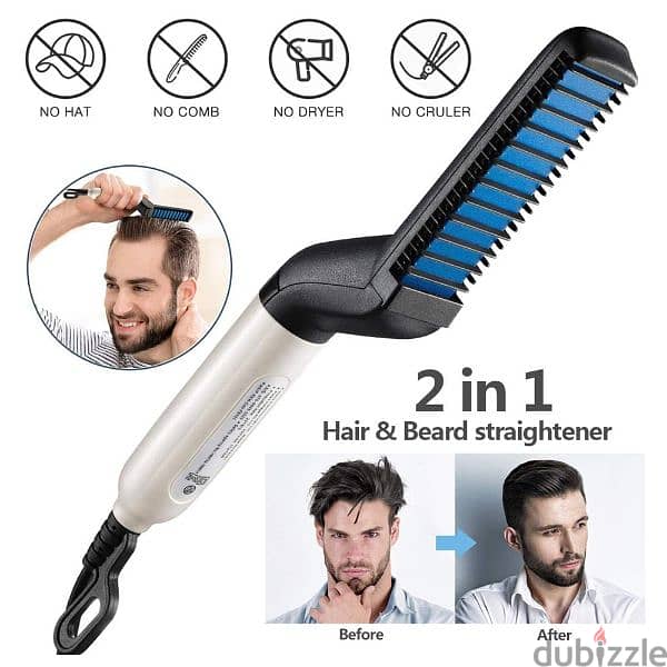 Super hair and beard straightner comb 1