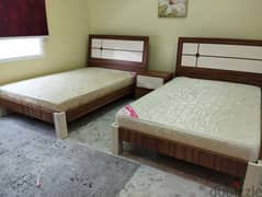 two single beds big size