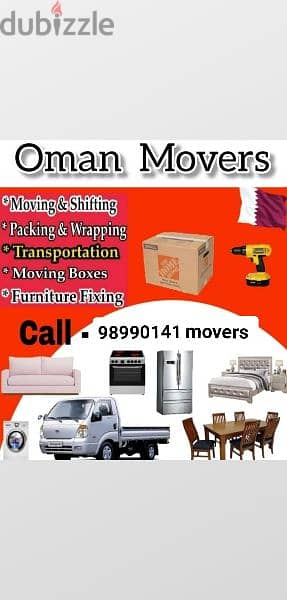 home Muscat Mover and Packer tarspot  and carpenters sarves 0