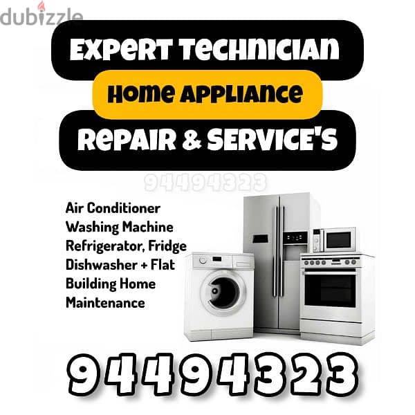 Maintenance Home Appliance Washing Machine Refrigerator 0