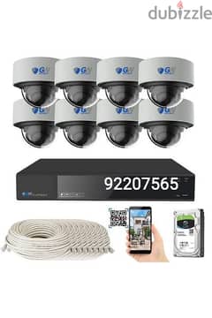 All type of CCTV Camera  Hikvision HD turbo 1080p  Ip camera HD