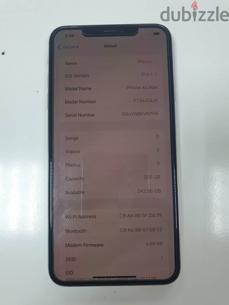 iphone xs max 256gb 88% 6