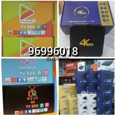 Android box new latest model with 1year subscription all countrie