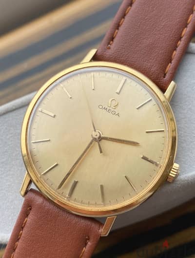 18kt solid gold Omega watch