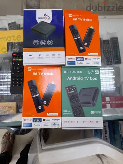 Internet Router satellite android box sells and installation