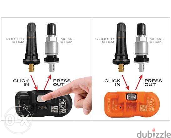 TPMS SENSORS Rubber and metal from Autel 1