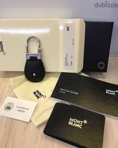 NEW- Montblanc keychain with all papers and original box